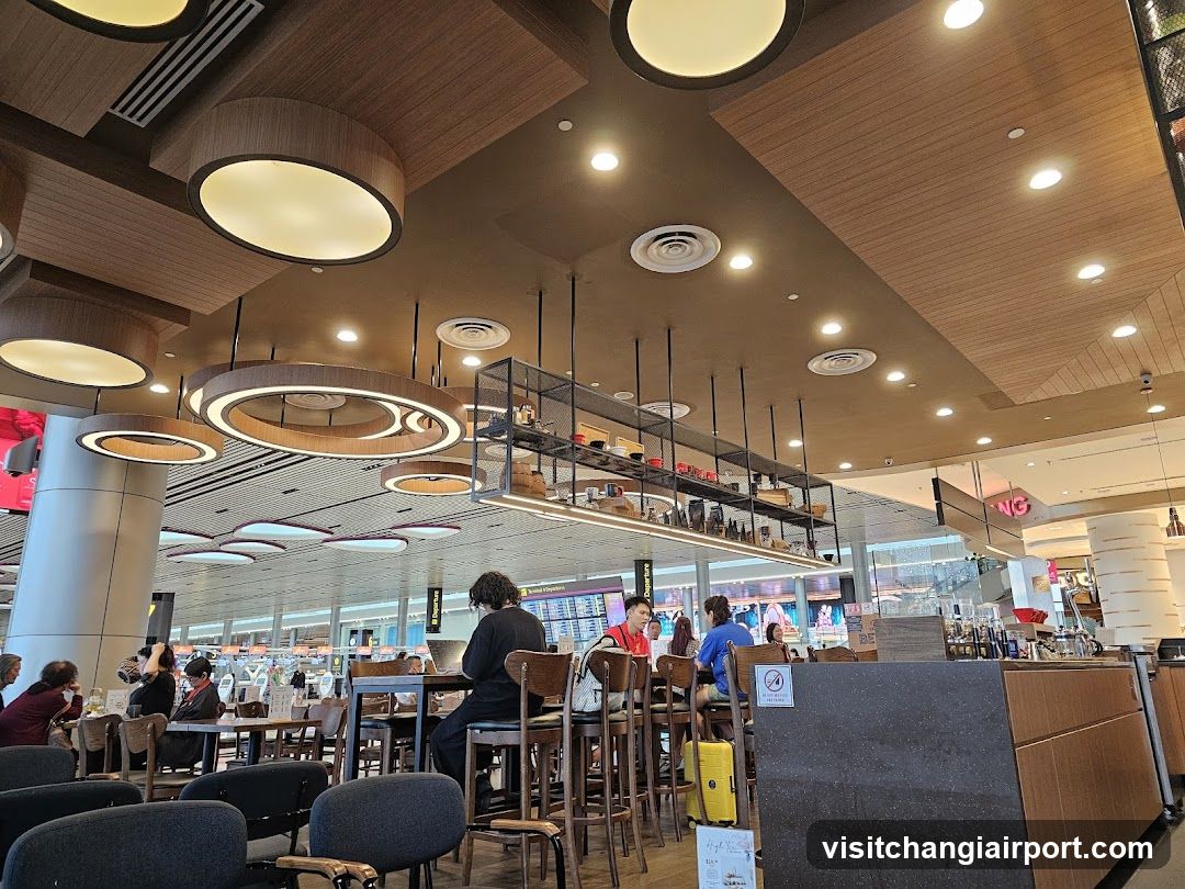 Airport Coffee Shop Interior