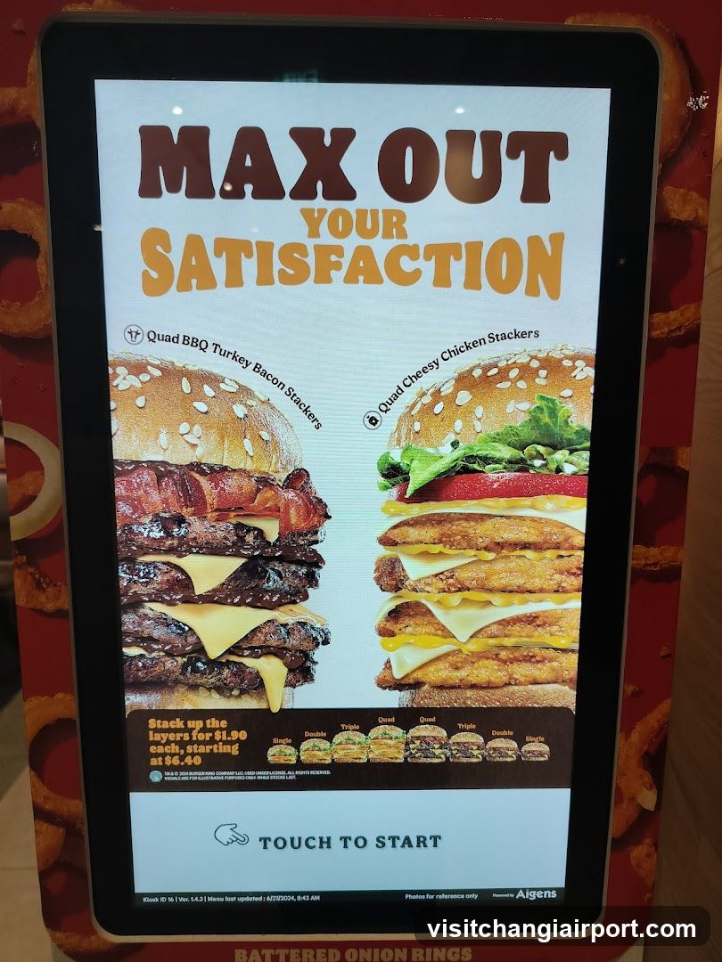 Digital Menu Board Display