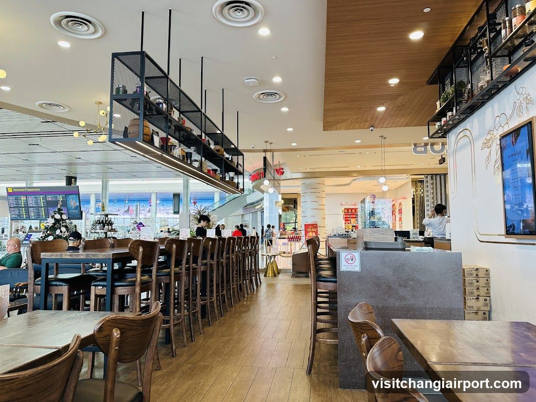 Interior of a modern restaurant or cafe