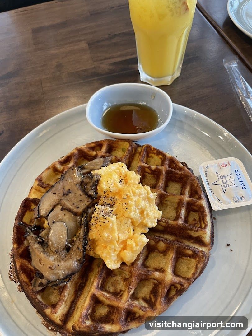 Waffle Breakfast Plate
