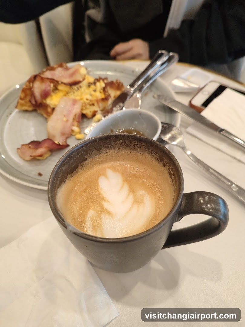 Breakfast with Latte