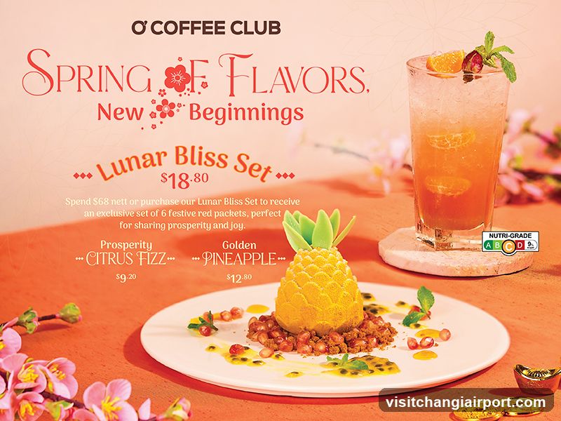 O' Coffee Club Spring of Flavors New Beginnings Lunar Bliss Set