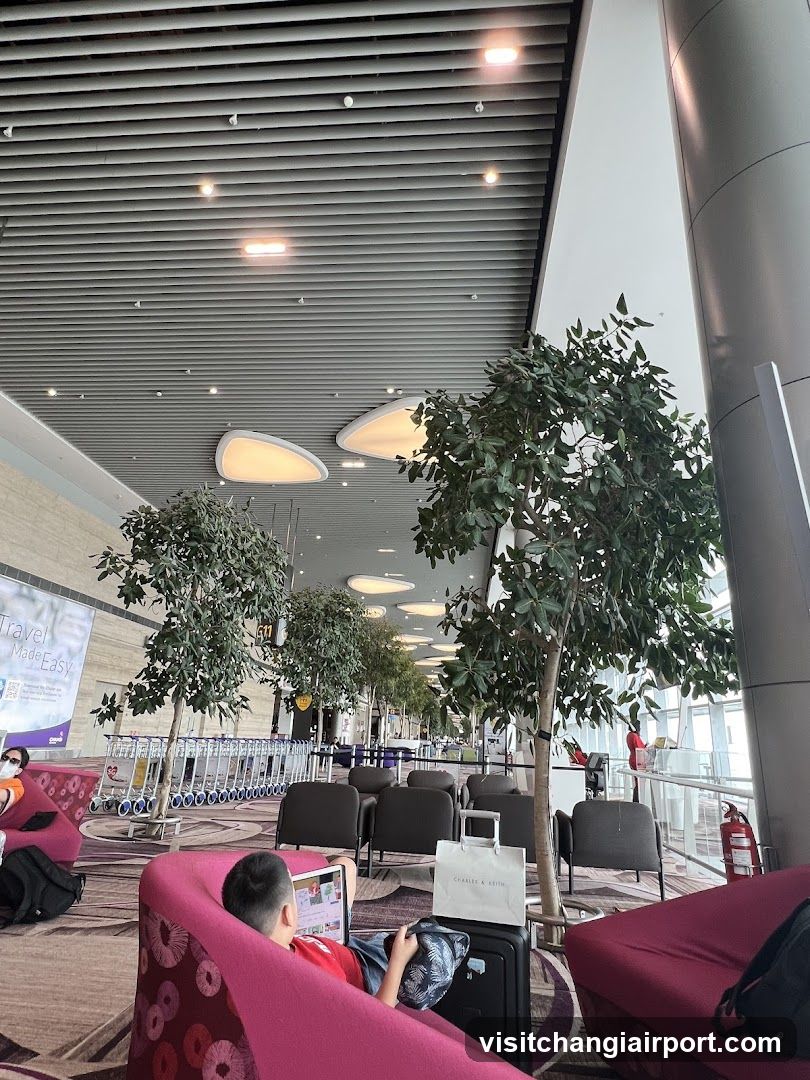 Airport Terminal Lounge Interior