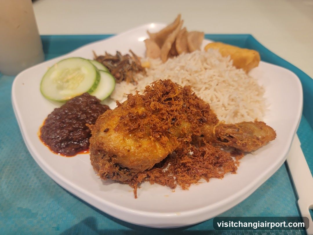 Fried Chicken Rice Plate