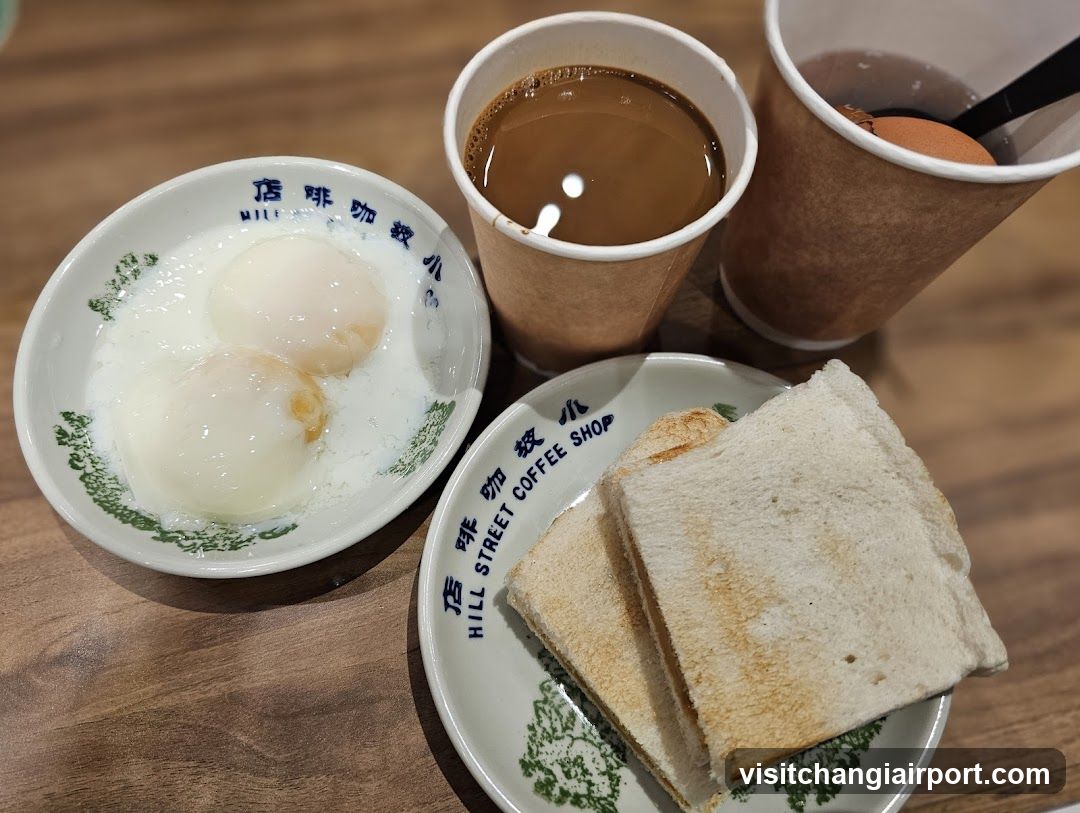 Breakfast Meal at Hill Street Coffee Shop