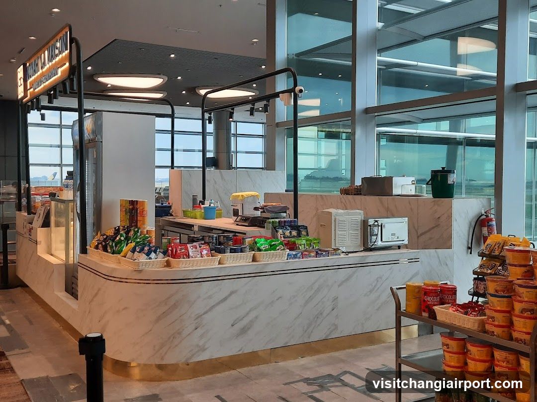 Airport Snack Counter Interior