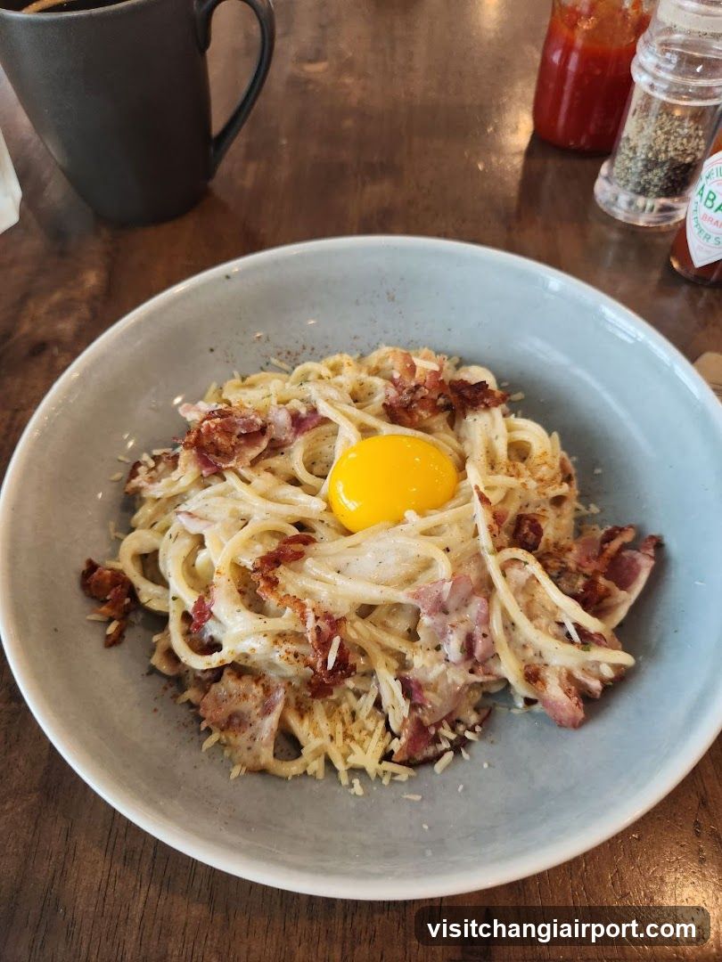 Spaghetti with Egg and Bacon