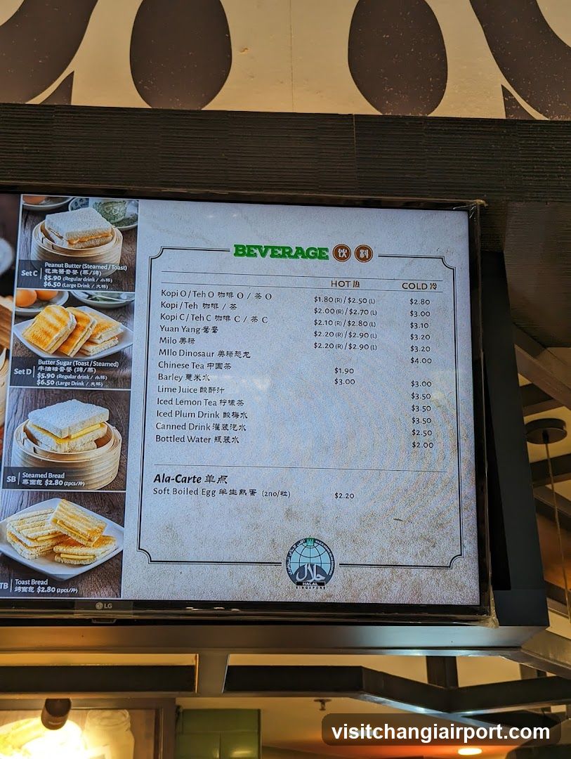 Beverage Menu Board