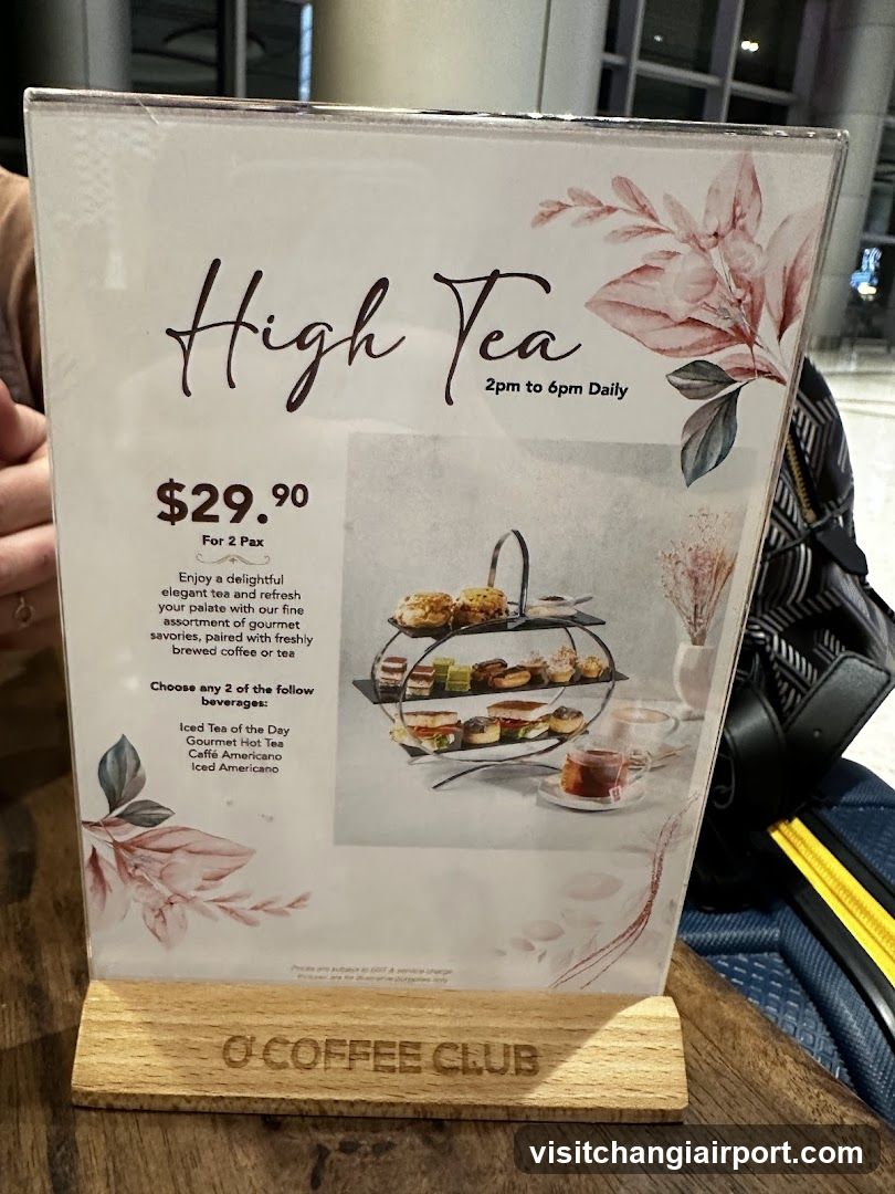High Tea Menu