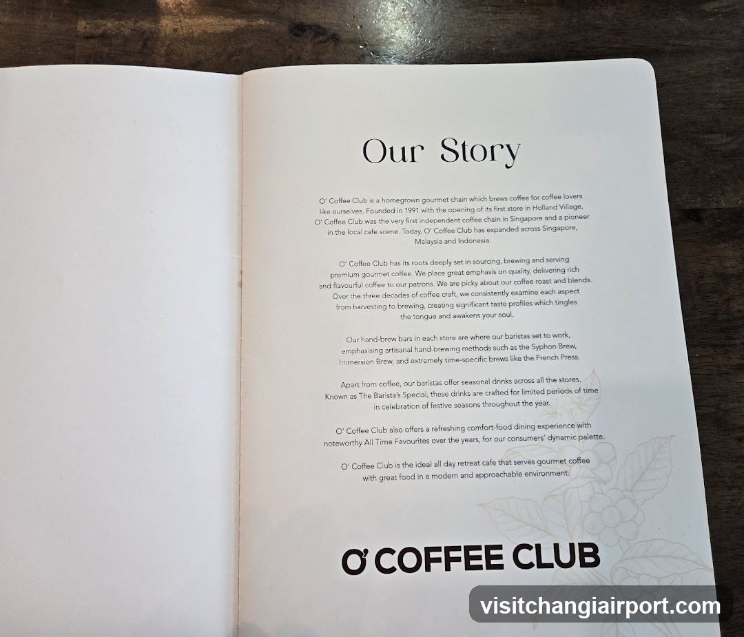 Our Story - O' Coffee Club