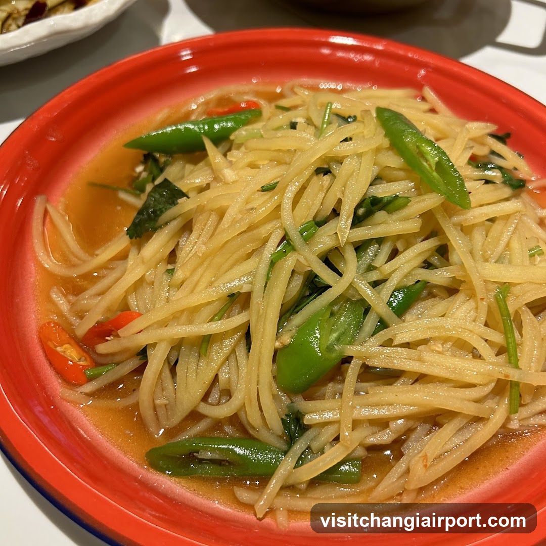 Stir-fried Potato Shreds with Green Peppers