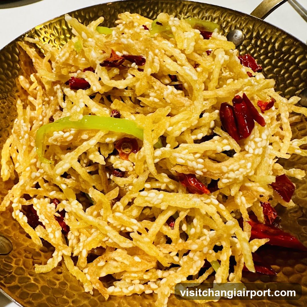 Fried Noodles with Sesame and Chili