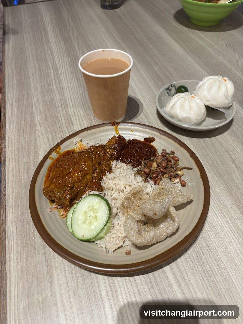 Nasi Lemak with Dim Sum