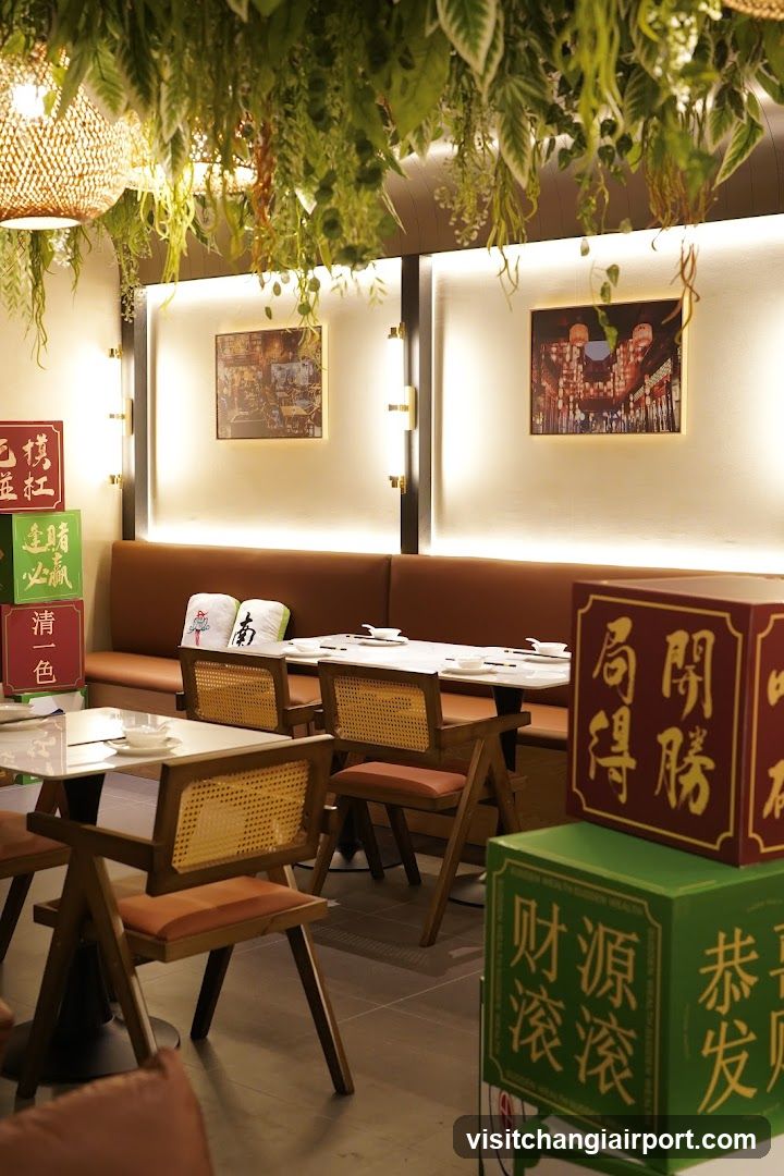 Restaurant Interior with Decorative Elements