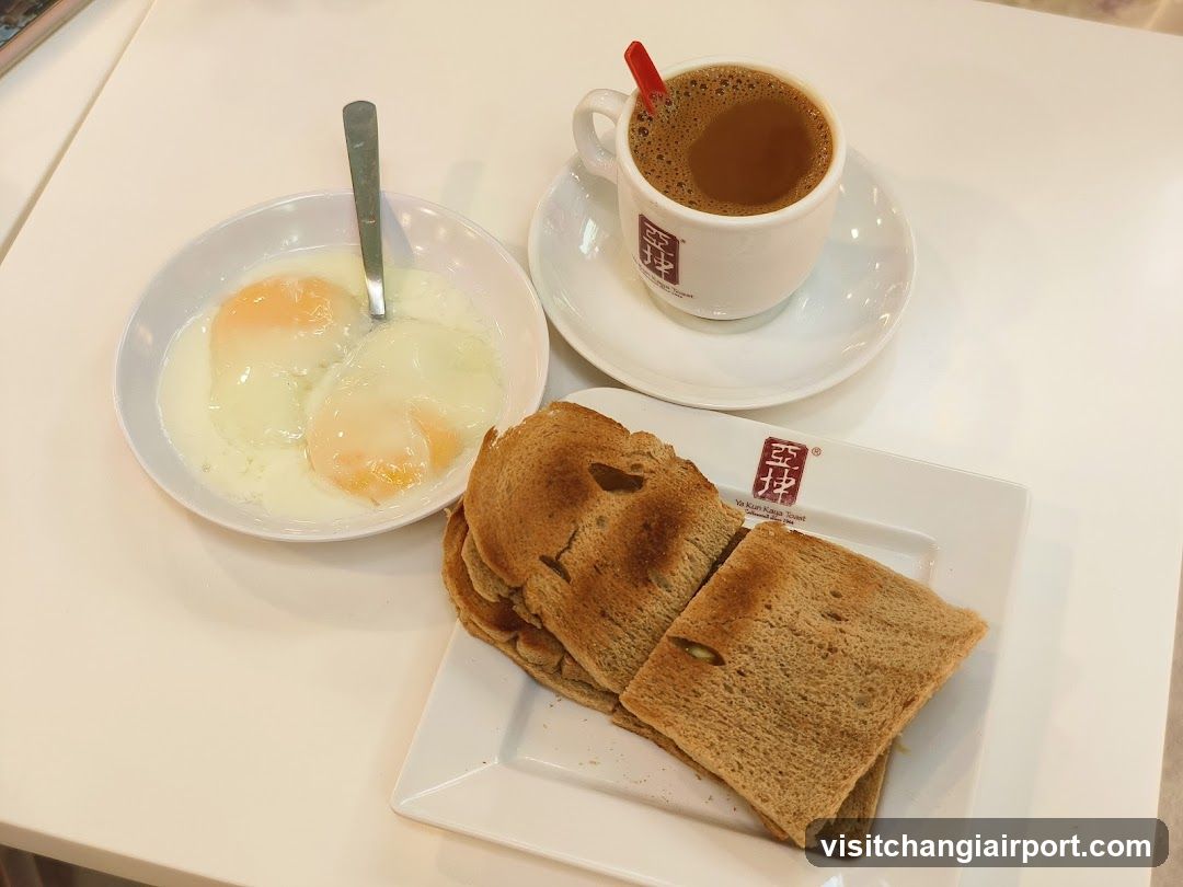 Breakfast with Toast and Coffee