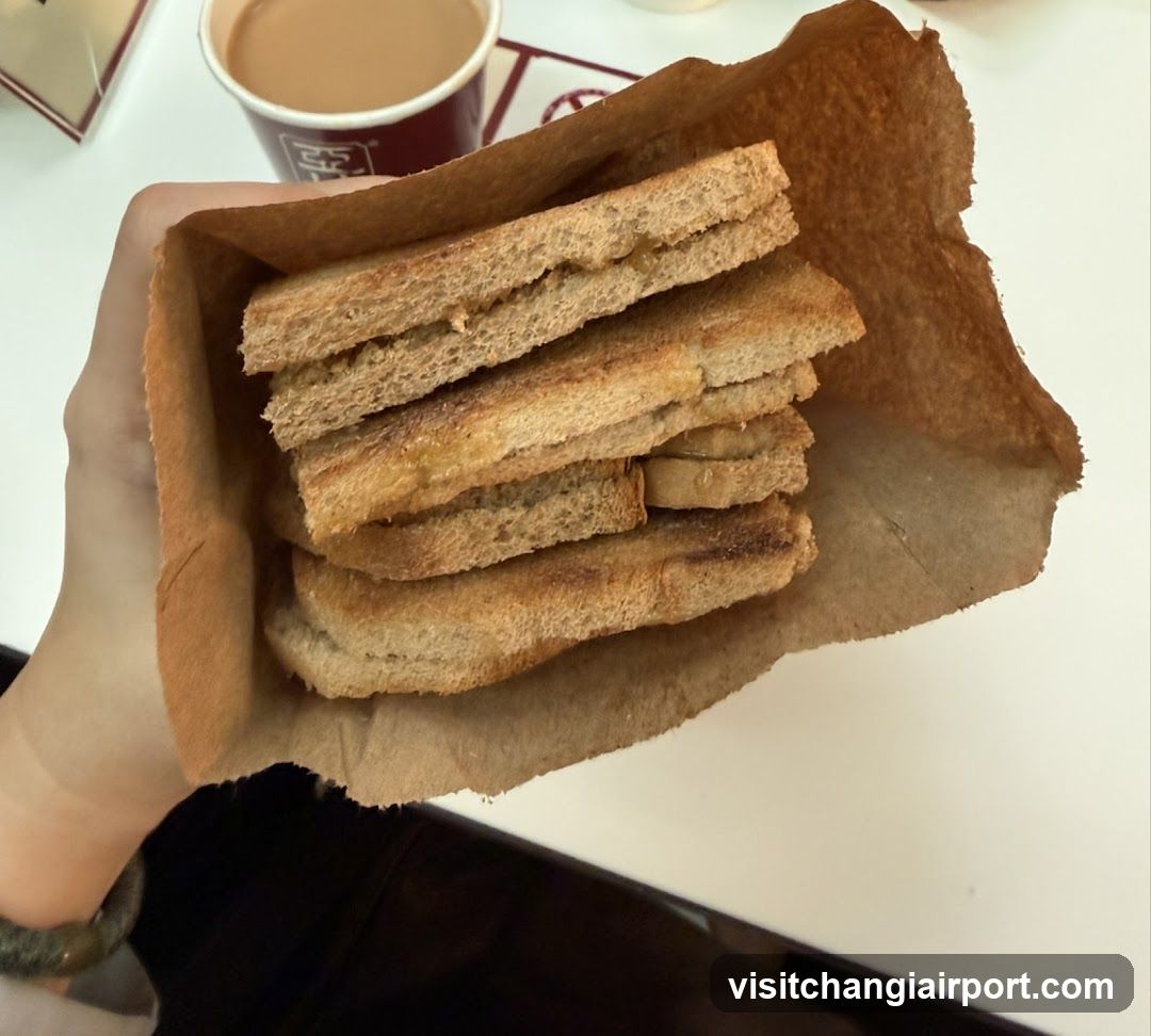 Toasted Sandwiches in Paper Wrapper