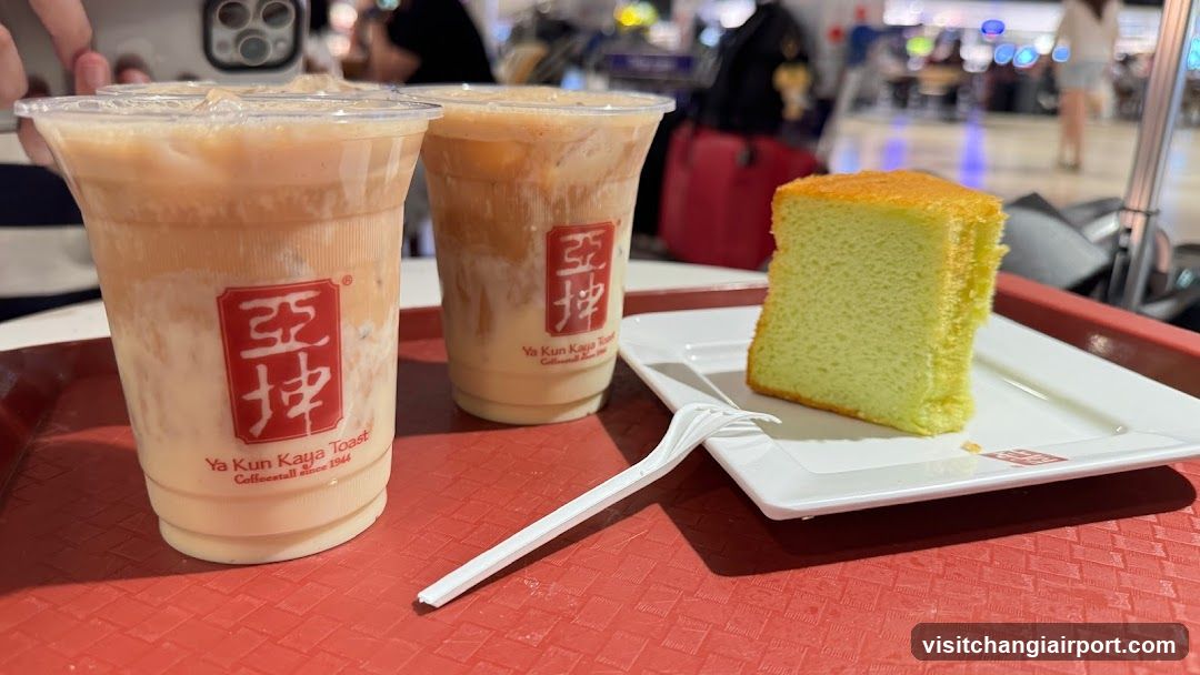 Ya Kun Kaya Toast with Iced Coffee