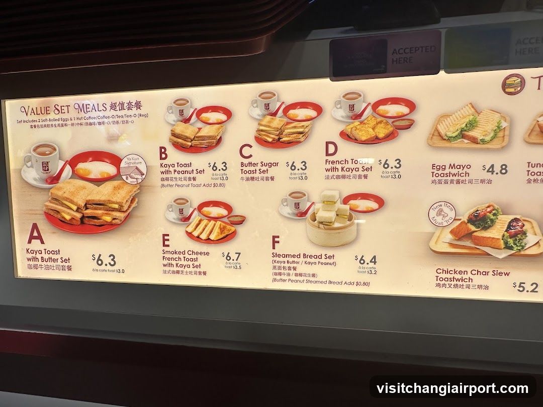 Breakfast Menu Board
