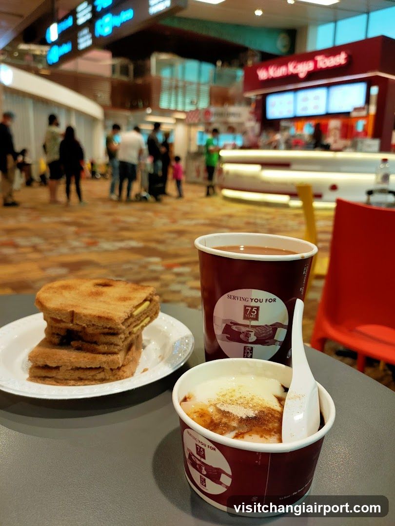 Food at Airport Terminal