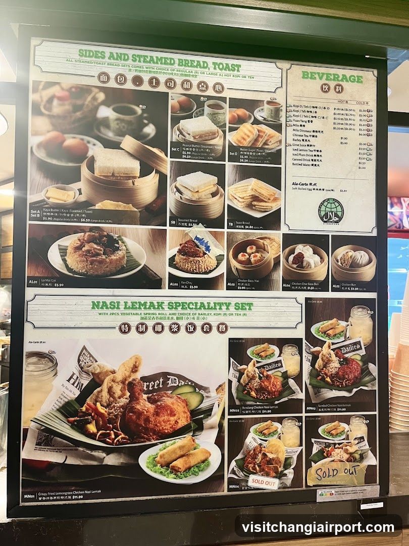 Dining Menu Board