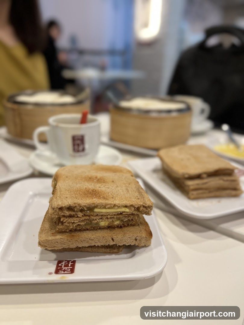 Dining Table with Toast and Tea