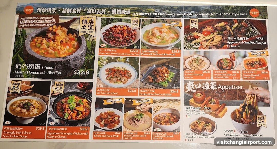 Freshly wok-fried Sichuan flavors, Fresh ingredients, Mom's home-style taste.