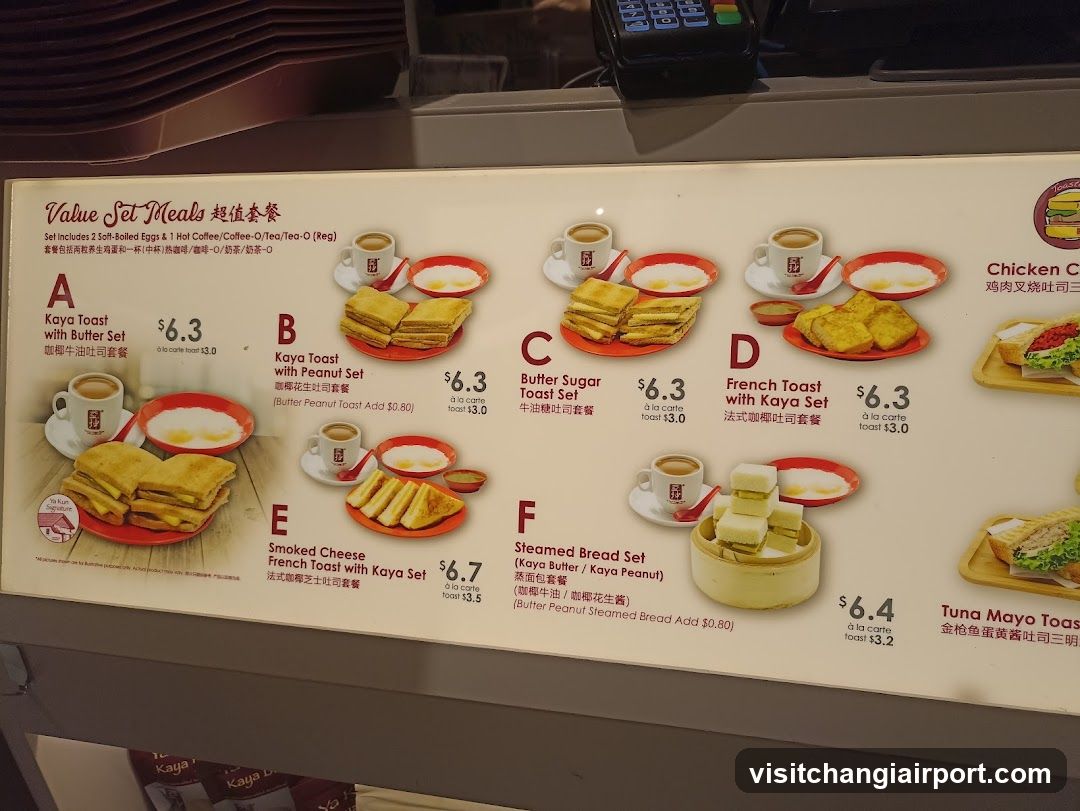 Value Set Meals Menu Board