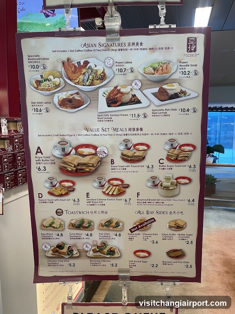 Asian Signatures Menu Board