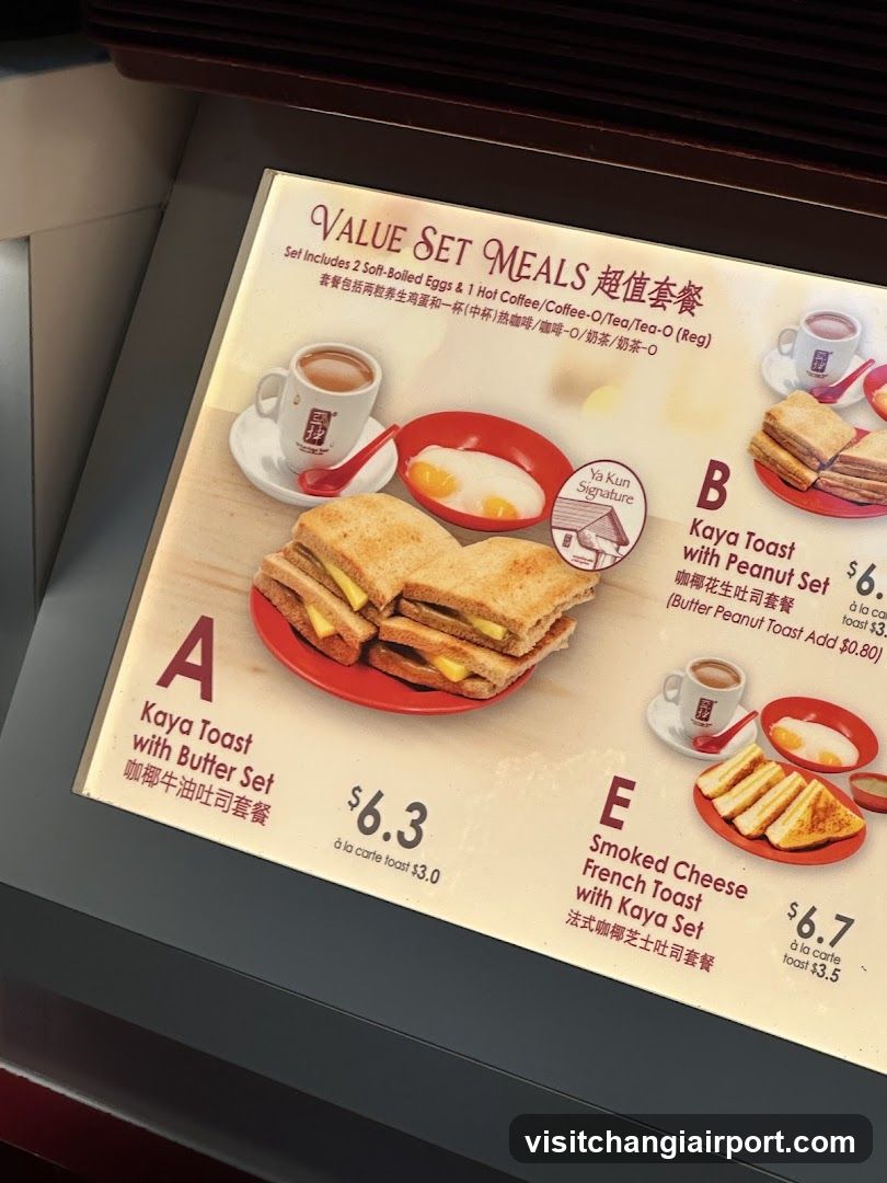Value Set Meals Menu Board