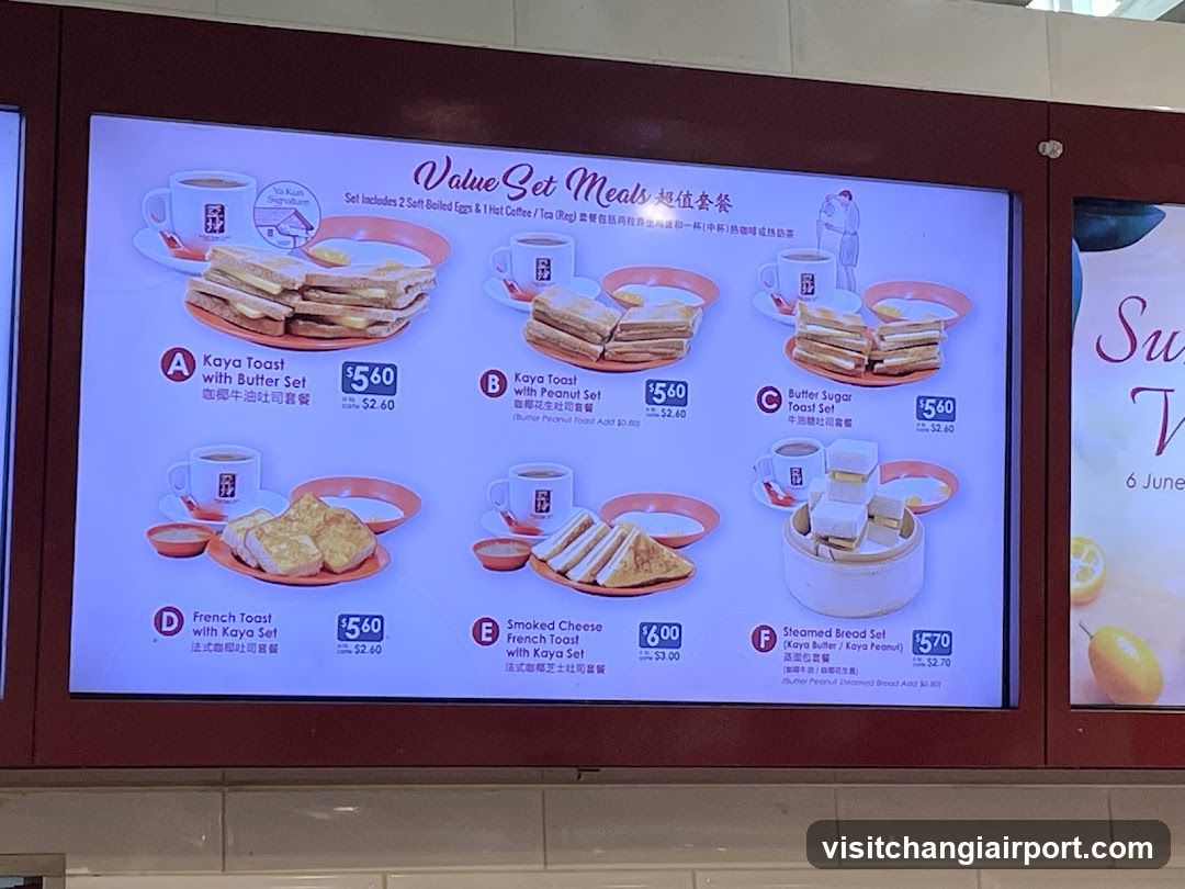 Value Set Meals Menu Board
