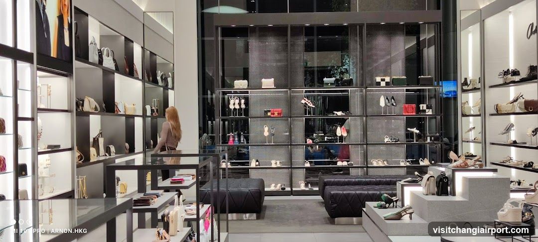 Luxury Shoe and Handbag Store Interior
