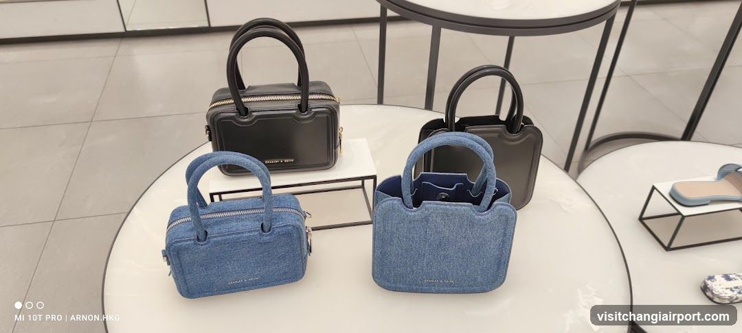 Handbag Display in Store Interior