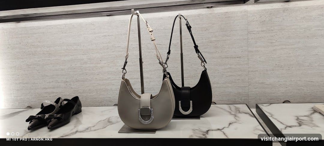 Handbag Display in Store Interior