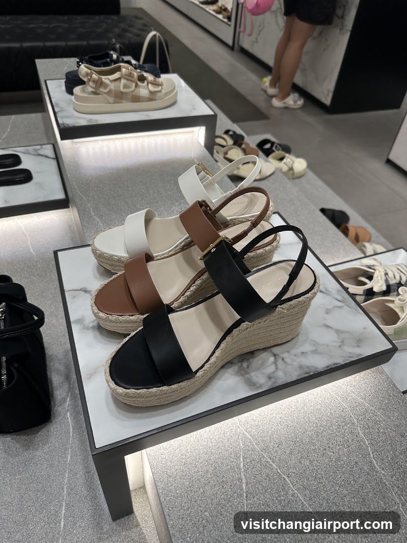 Shoe Display in Store