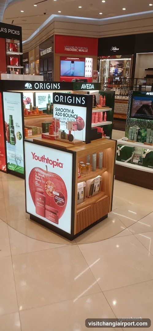 Beauty Product Display in Mall