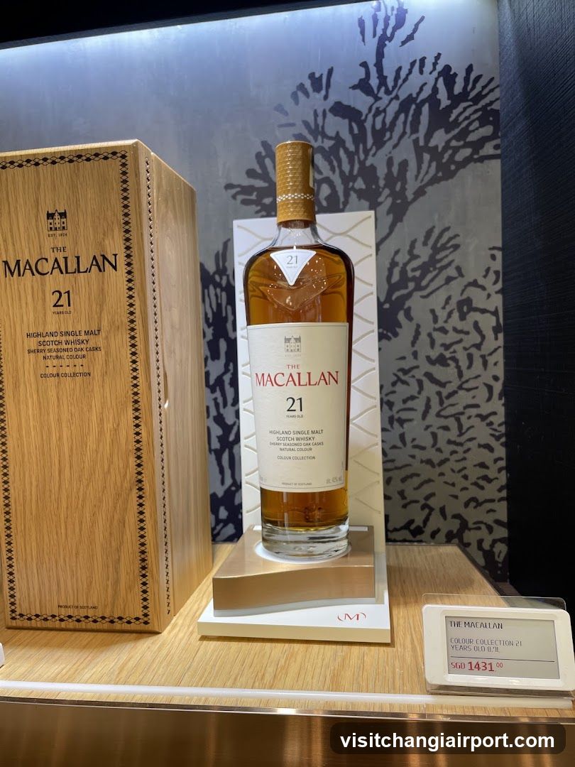 Macallan 21 Year Old Display