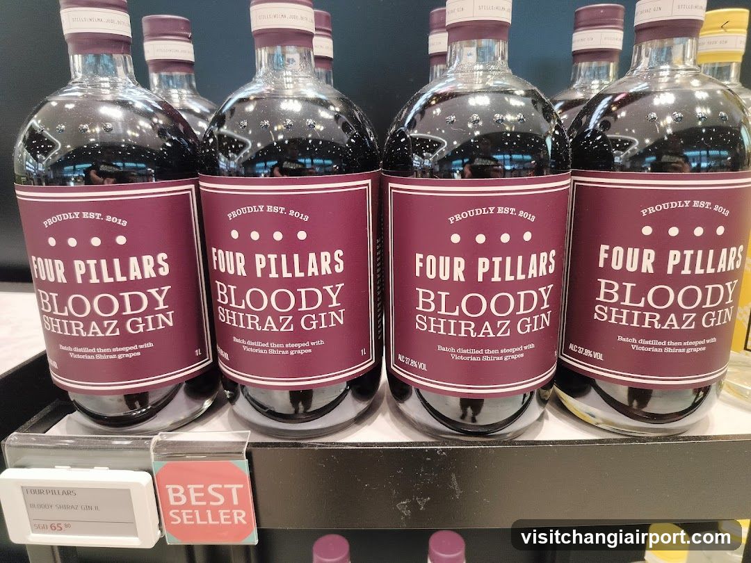 Four Pillars Bloody Shiraz Gin Display