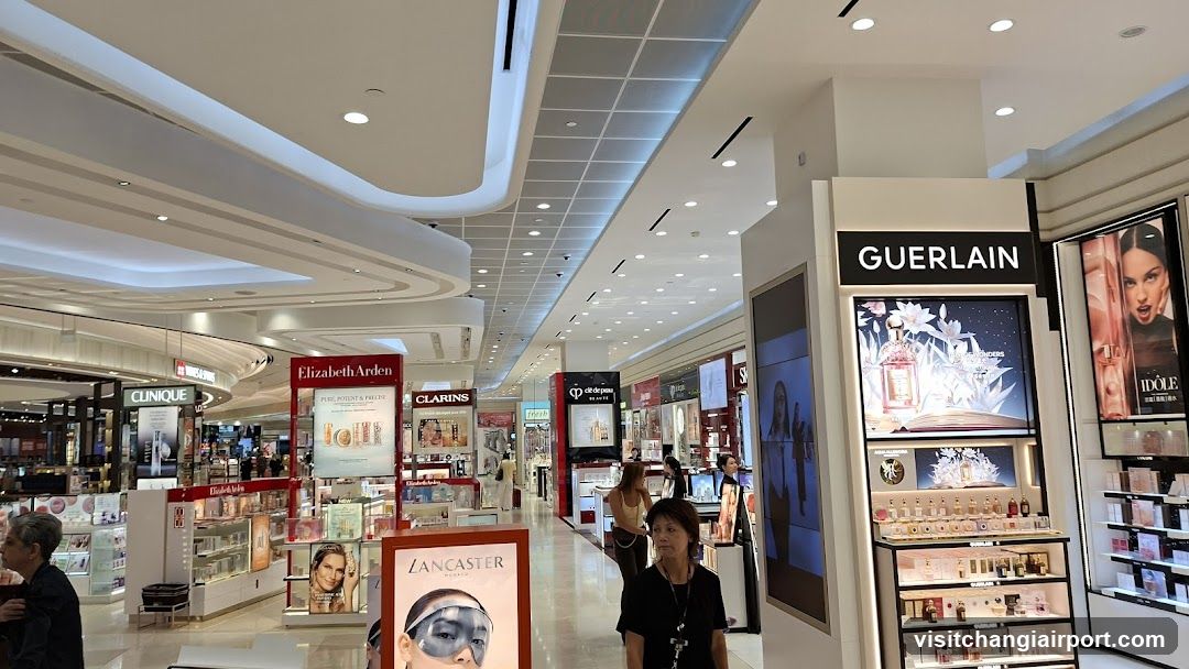 Beauty Store Interior with Brand Displays