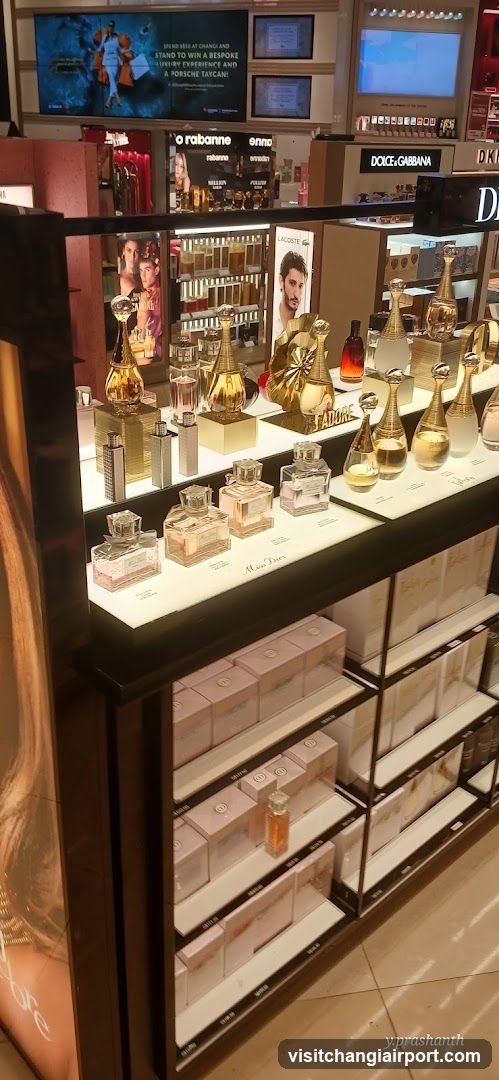 Perfume Display in Store