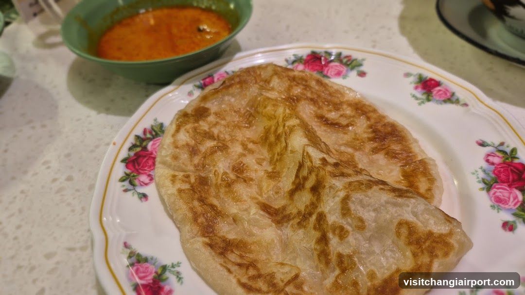 Roti Canai with Curry Sauce