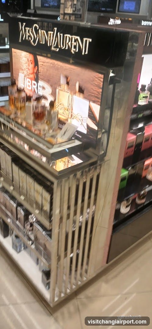 Yves Saint Laurent Perfume Display