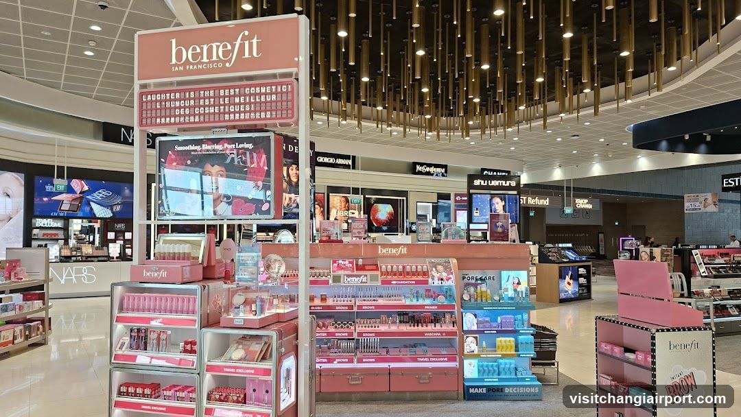 Benefit Cosmetics Display in Mall