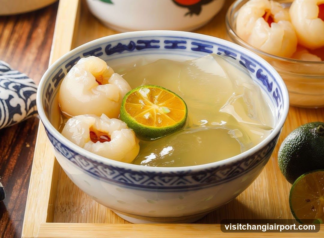 Lemon Shrimp Soup with Jelly