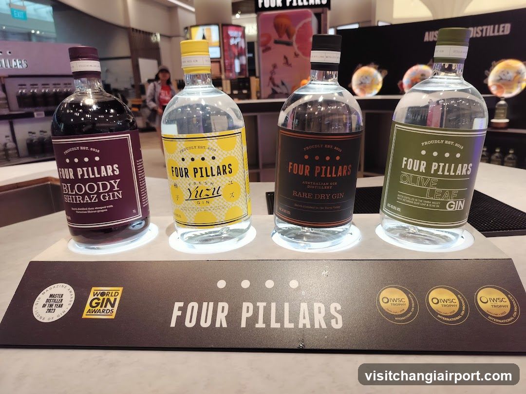 Four Pillars Gin Display