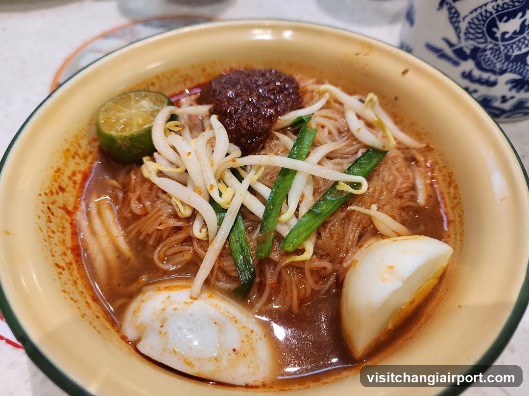 Spicy Noodle Bowl with Egg and Lime