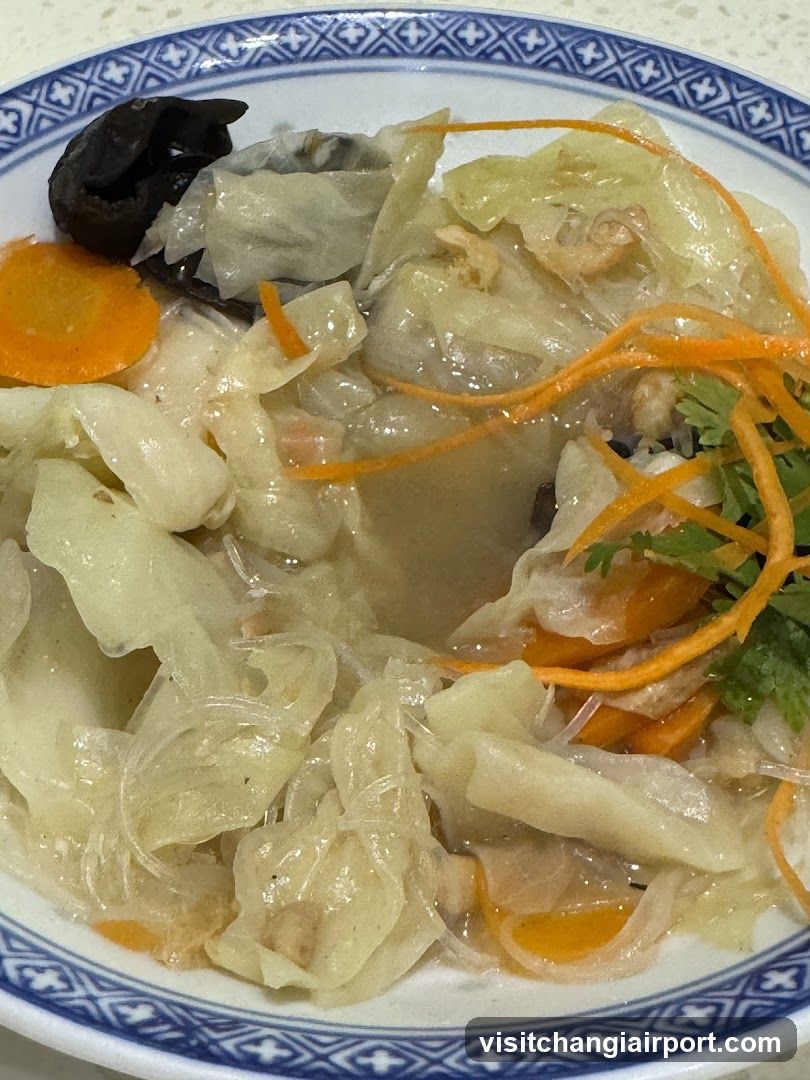 Cabbage and Wood Ear Fungus with Carrots