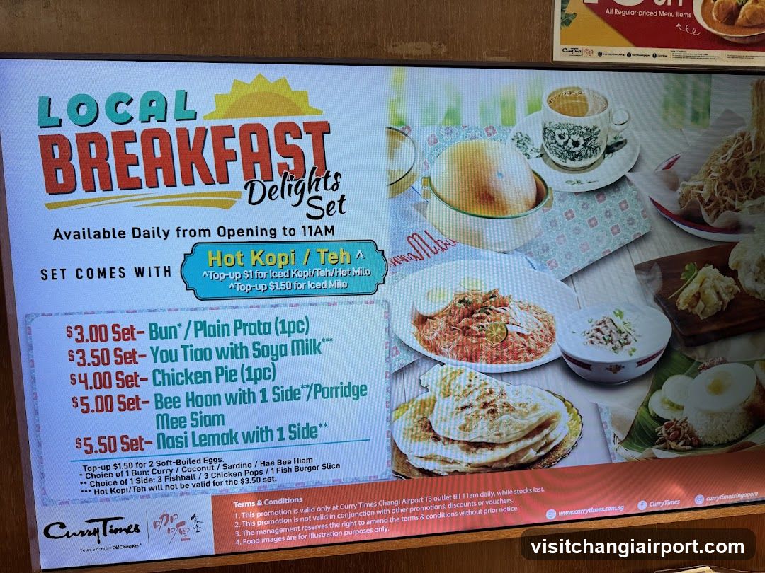 Local Breakfast Delights Set Menu