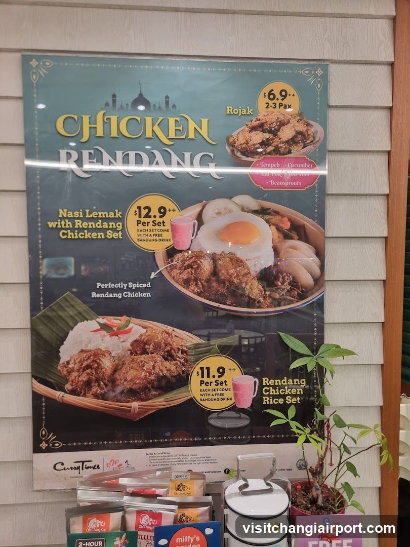 Chicken Rendang Advertisement Poster