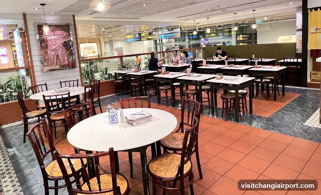 Restaurant Interior with Tables and Chairs