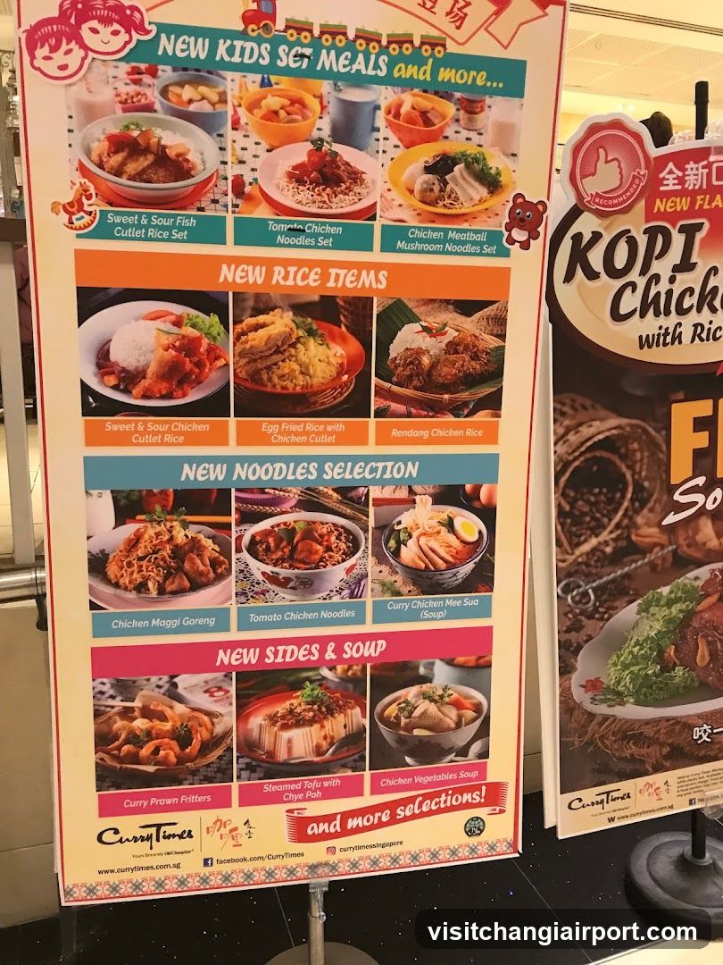 Food Menu Display Board